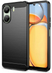 Xiaomi Redmi 13C / Poco C65 Tech-Protect TPU Carbon dėklas telefonui juodos spalvos