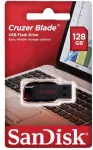 SanDisk Cruzer Blade Typ-A 128GB USB-Stick Ohne Schutzkappe bis zu 15 5 MB/s USB 2.0