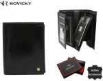 Vyri&scaron;ka odinė piniginė Rovicky RV132
