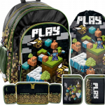 Paso Mokyklinės kuprinės rinkinys - Gaming, 3 vnt.