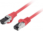 PATCHCORD KAT.8.1 S/FTP LSZH CU 1.5M RAUDONA FLUKE PASSED LANBERG