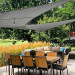 Uždanga/burė nuo saulės, 5x5x5 m, pilka