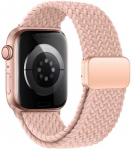 Apyrankė Apple Watch 4 / 5 / 6 / 7 / 8 / 9 / SE / Ultra 1 / 2 (42 / 44 / 45 / 49 mm) Tech-Protect Nylonmag Dusty Rose rožinės spalvos