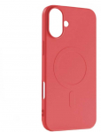 Hurtel Liquid Silikoninis MagSafe Apple iPhone 16 Pro - dėklas telefonui raudonos spalvos