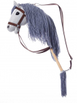 Tootiny Koń na kiju hobby horse hoppihorse a3 pilka, maść siwa