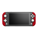 &bdquo;Lizard Skins&ldquo; DSP valdiklio laikiklis, skirtas &bdquo;Switch Lite&ldquo; ir &bdquo;Crimson Raudona&ldquo;