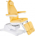 Beauty System Kosmetologinis krėslas MAZARO ELECTRIC ARMCHAIR PEDI 3 MOTOR Geltonas