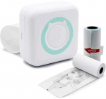 Ne&scaron;iojamas mini spausdintuvas su Bluetooth jungtimi