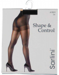 2 vnt. Pėdkelnės moterims Sarlini Shape & Control 40 den., juodos