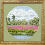 Beldizart Kryželiu siuvinėjimo rinkinys Raudona vasara 31.7x31.7 cm S/VM041