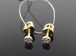 Best Diamonds Geltono aukso auskarai su briliantais Praba: 585