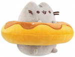 Pusheen - Pusheen pliu&scaron;inis talismanas &scaron;okoladinėje spurgoje 13 cm