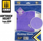 &bdquo;Vallejo Ammo&ldquo;: &bdquo;Softouch Velvet&ldquo; maskavimo lak&scaron;tai &ndash; 1 mm tinklelis &ndash; klijai (290 x 145 mm) (5)