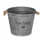 Atmosphera Vintage Dangtis cinkuotas, vintažinis kibiras, &Oslash; 38 cm