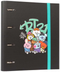 BT21 - A4 formato segtuvas i&scaron; Street Mood kolekcijos (4 žiedai, elastinė juosta)