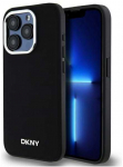 DKNY Plain Logo MagSafe Apple iPhone 15 Pro Max - dėklas telefonui juodos spalvos