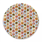 Little Genie Productions Dirty Boob - Decorative Party Plates 7" - Set of 8, Humorous Design