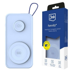 3MK Powerbank PastelUp 10,000mAh 22.5Wz Magsafe + įkrovimas Apple Watch mėlynos spalvos