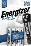 Energizer - Ličio baterijos &bdquo;Ultimate AAA&ldquo; (4 vnt. pakuotė)