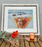 Riolis Siuvinėjimo kryželiu rinkinys - Aine kolekcija "Motina Gamta. Žemė" 40x30 cm SRA1003