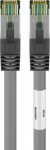 Wentronic &bdquo;Goobay Goobay CAT 8.1&ldquo; jungiamasis kabelis, S / FTP (PiMF), pilkas, 0,25 m - LSZH be halogenų, varis AWG 24 (55134)