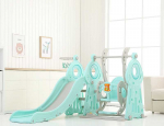 Children&rsquo;s Slide w/ Swing & Basketball Hoop 4-in-1 inSPORTline Swingslide