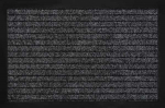 Durų kilimėlis Domoletti KSKHLG-041, antracito spalvos, 100 cm x 150 cm x 0,65 cm
