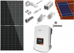 8 kW saulės elektrinės komplektas bituminei stogo dangai
