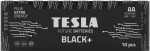 Tesla TESLA &scaron;arminė baterija R6 (AA) Juodas+ [10x72] 10 vnt.