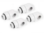 Alphacool Eisfrost L pasukama jungtis G1/4 moteriai G1/4 motelei - 4 vnt baltas