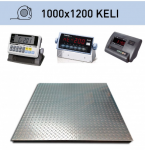Virtuvinės svarstyklės Platforminės svarstyklės Keli 1000x1200 mm su svėrimo indikatoriumi XK3190 A12E OIML