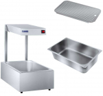 Royal Catering Gastronominė &scaron;ildymo lempa, maisto &scaron;ildytuvas 500W + GN1/1 talpa
