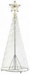 Naujametinė eglutė DKD Home Decor Sidabras Metalinis 25 x 25 x 60 cm