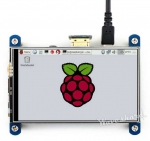 Oem Waveshare Varžinis lietimui jautrus ekranas Raspberry Pi mikrokompiuteriui - LCD IPS 4" 800x480px HDMI + GPIO