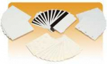 Zebra Zebra baltas PVC cards, 15 mil with writeable back (500 cards)