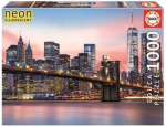 Educa Dėlionė (puzzle) 1000 BROOKLYN BRIDGE NEON 14-99metų
