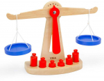 Viga Toys VIGA Medinės parduotuvės skalės subalansuotas FSC sertifikatas