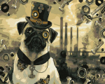 TPS Tapybos rinkinys "Mr. Mug in Steam Punk style"