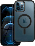 Dėklas Oem Case for iPhone 12 PRO MAX Color Edge Mag Cover compatible with MagSafe juodas