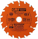 Pjovimo diskas medienai CMT 271; 136x1.5x20; Z18; 20&deg;