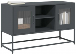 TV staliukas Televizoriaus spintelė, antracito, 100,5x39x60,5cm, plienas