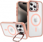 Tel Protect Kickstand Magsafe dėklas skirtas Apple iPhone 14 Pro Max light rožinės spalvos