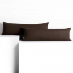 Užvalkalas dekoracyjna AMBER spalva tamsiai ruda styl klasyczny materiał jersey 40x145 DecoKing
