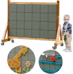 MASTERKIDZ Wooden Wall Board XXL Scientific Creative STEM WALL Outdoor