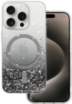 Tel Protect Moonlite Magsafe dėklas skirtas Apple iPhone 14 Pro juodas skaidrus