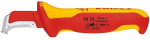 KNIPEX kabelių apvalkalo nuėmimo peilis 180 mm, kabelių apvalkalo peilis
