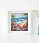 Letistitch Siuvinėjimo kryželiu rinkinys "Paradise" 21x21cm SLETIL8099