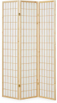 Homestyle4U Kambario pertvara, Shoji 3 dalių sulankstoma, 132x2,2x175 cm, ruda