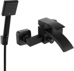 Vonios du&scaron;o komplektas su mai&scaron;ytuvu Mexen Libra R-45, Juodas