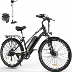 Elektrinis dviratis Hitway BK27, 28", 250W, 12Ah, juodas